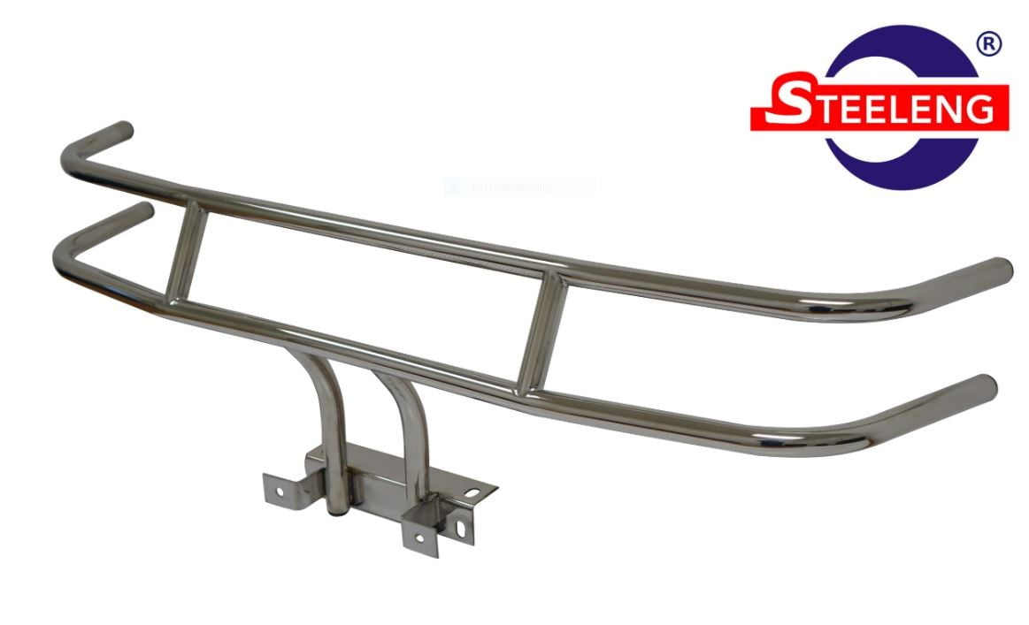 Club Car DS Brush Guard for Golf Cart (Polished Stainless Steel