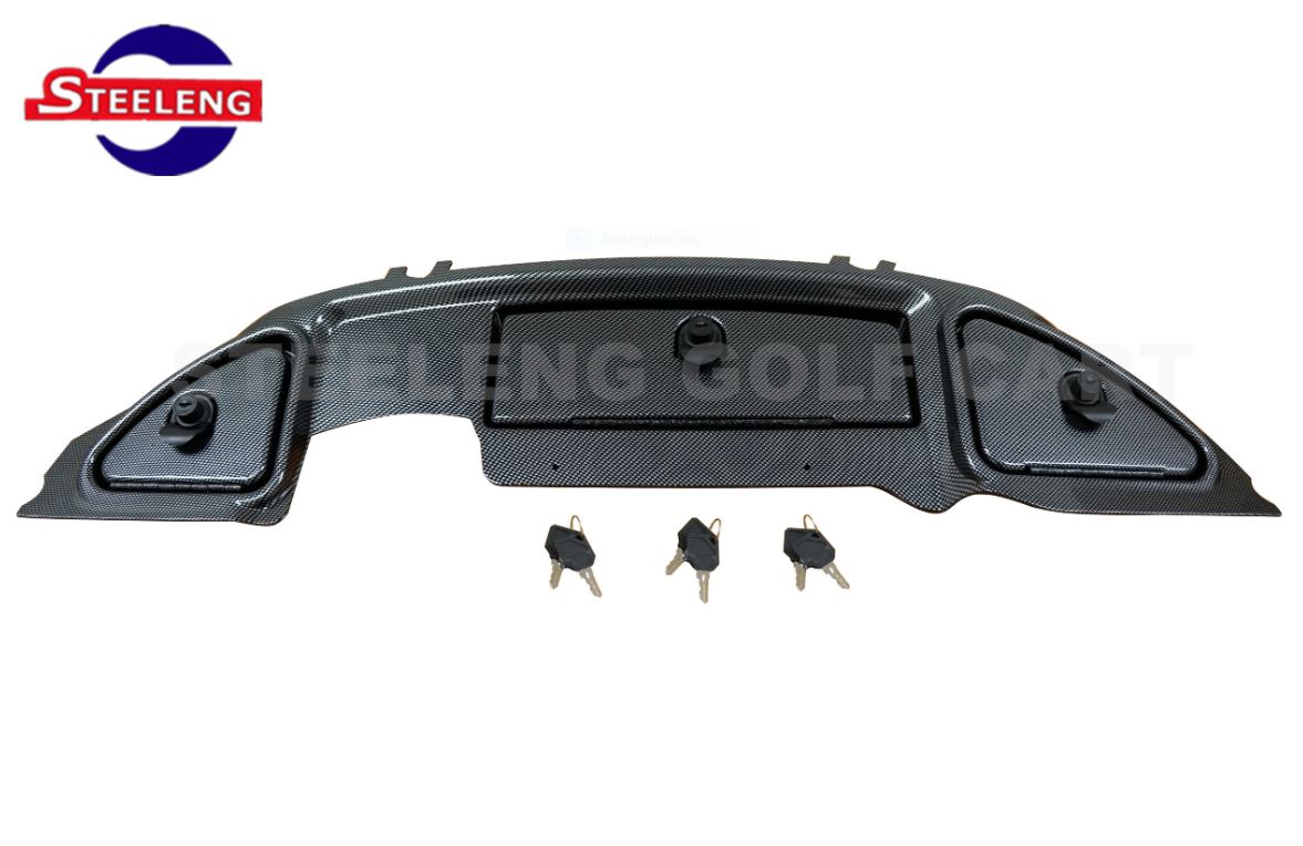 Club Car Precedent, Carbon Fiber Dash Panel W/T Locking Glove Box (2007