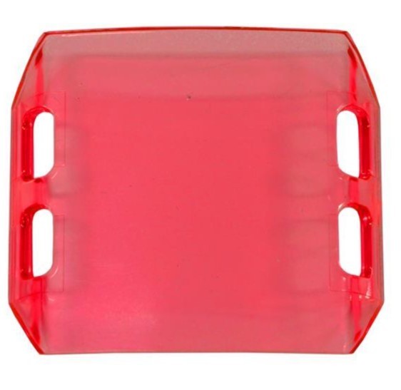 4” Red Dual Row LED Light Bar Cover Prime Golf Parts